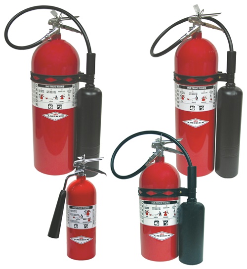 Carbon Dioxide Stored Pressure Extinguishers