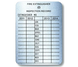 4-Year Metal Inspection Tag