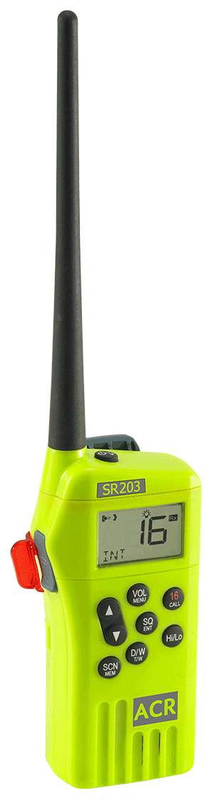 (image for) SR203 VHF Handheld Survival Radio