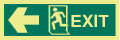 (image for) Exit Man Running Left