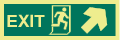 (image for) Exit Man Running Up Right