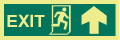 (image for) Exit Man Running Right Up Arrow
