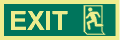 (image for) Exit Man Running Left