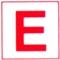 (image for) E Sticker
