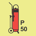 (image for) Wheeled Powder P50 Fire Extinguisher