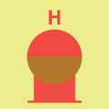 (image for) Fixed Gas other than CO2 or N2 Fire Extinguishing Bottle