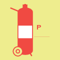 (image for) Wheeled Powder Fire Extinguisher