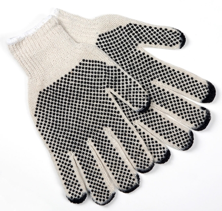(image for) Dotted Cotton String Knit Work Gloves