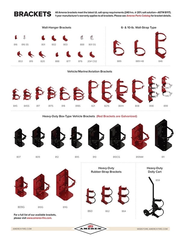 (image for) Extinguisher Brackets