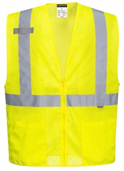 (image for) Economy Hi-Vis Band and Brace Zipped Vest